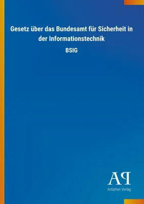 Produktbild von Gesetz über das Bundesamt für Sicherheit in der Informationstechnik