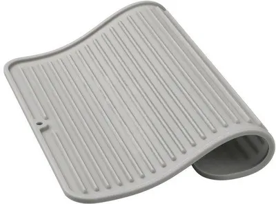 Productafbeelding van Ibenzoa® siliconen afdruipmat, 30,5 x 30,5 x 0,63 cm – afdruiponderlegger en hitteschild tot 300°C, vaatwasmachinebestendig