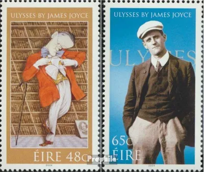 Produktbild von Briefmarken Irland 2004 Mi 1588-1589 (kompl.Ausg.) postfrisch Bloomsday