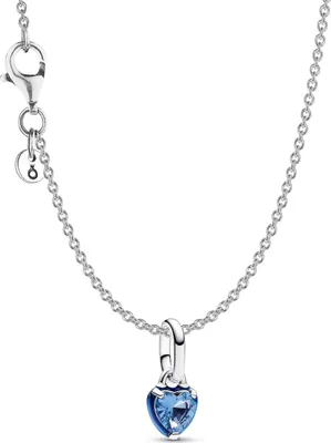 Pandora 21532 Damen-Halskette Geschenkset Silber Blaues Chakra Herz 1