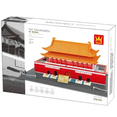 Produktbild von WANGE The Tiananmen Men of Beijing, Bausatz, 6 Jahr(e), ABS, Kunststoff, 758 Stück(e)