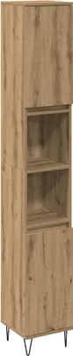Produktbild von vidaXL Badezimmermöbel-Set 3 stk. Artisan-Eiche 30 x 30 x 180 cm
