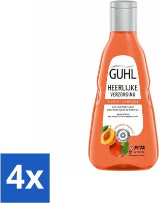 Produktbild von Guhl Shampoo - Wunderbare Pflege - 250 ml - Vorteilspack - 4 Stücke