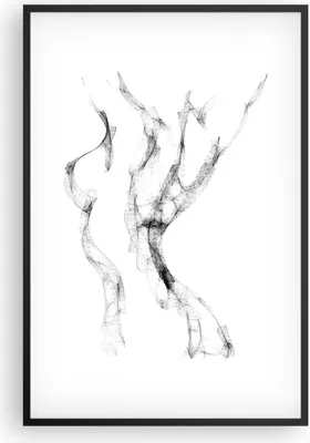 Produktbild von Gerahmtes Poster - Schwarzer Rahmen - Frau Körper Nacktheit - 61x91,5 cm - Wand Bild - Wanddeko - Wandbilder - Kunstposter - Wandposter - Bilderrahmen - Bilder - Kunstdruck - P2BPA61x91-4938