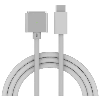 Produktbild von USB-C auf Magnetisches 3 Kabel – 2m 140W Schnellladen Kabel für MagSafe 3 – Weiß