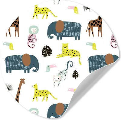 Produktbild von MuchoWow® - Tapetenkreis - Wandbild rund - Schlafzimmerdekoration - Wanddeko - runde Tapete - Kunst für zu Hause