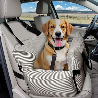 Produktbild von PillowPalette - Hundesitz Autositze Autokörbchen Hundeautositz Autositz für Hunde, 76x52cm