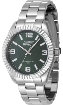 Produktbild von Invicta Specialty 47465 Damenarmbanduhr - Quartz Bewegung - Edelstahl mit grünem Zifferblatt - 36 mm