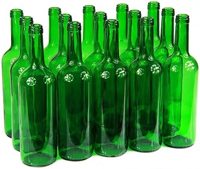 Produktbild von Glasflasche, 750 ml, mit oder ohne Korken