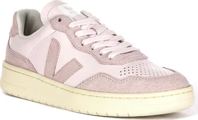 Produktbild von Veja V 90 Leder in Weiß Pink für Damen – 3 UK - 36 EU - 5 US / White Pink