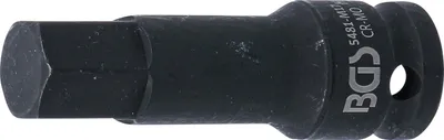 Obrázok produktu pre BGS technic Impact Bit Socket, Chrómmolybdénová oceľ, 190 mm, 75 mm, 190 g