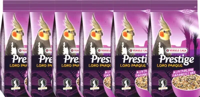 Produktbild von 6er-Set - Versele Laga, australischer Sittich, Loro Parque Mix, 1 kg, Futter für Cocktails