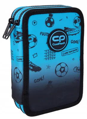 Zdjęcie produktu dla Piórnik Coolpack Jumper 2 z wyposażeniem Coolpack FOOTBALL