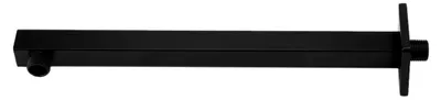 Produktbild von Duscharm 36 cm Schwarz Edelstahl Quadratisch Wandarm für Regenduschkopf