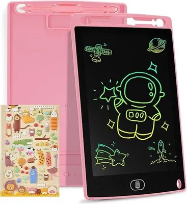 Obrázok produktu pre LCD tabuľa, 10 palcov, farebná, prenosná, elektronická tabuľa, grafický tablet na detské hry, tablet pre dievčatá