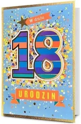 Zdjęcie produktu dla Karnet Urodziny Osiemnastka - Pan Dragon