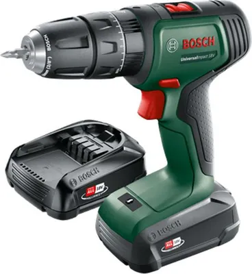 Produktbild von Bosch UniversalImpact 18V, Handbohrmaschine, Ohne Schlüssel, Grün, 1 cm, 1450 RPM, 3 cm