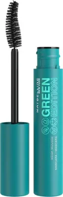 Produktbild von Maybelline New York - Mega-Schaum Mascara Green Edition - 01 Blackest Black