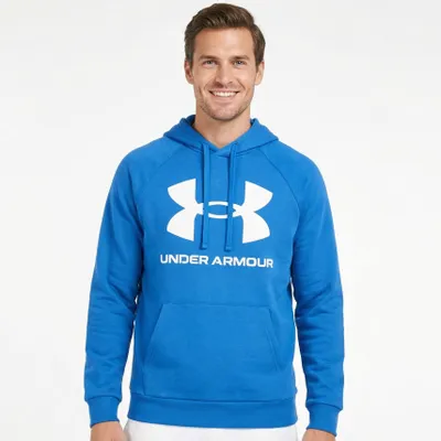 Produktbild von Sweatshirt UNDER ARMOUR Rival Fleece Big Logo Hellblau Blau XXL
