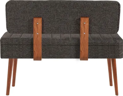 Image de Skye Decor, Vina 1053 - 1 - Anthracite, Walnut, Bancs, Banc, Noyer, 110 x 82,5 x 40 cm