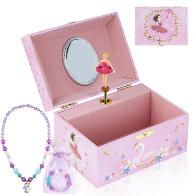 Productafbeelding van Muziekjuwelendoos met Ketting en Armband voor Kinderen
