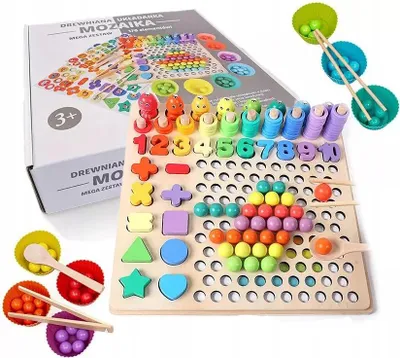 Obrázek produktu pro Dřevěné mozaikové puzzle mega set