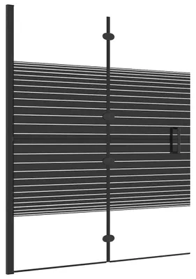 Productafbeelding van vidaXL Opvouwbare douchecabine, veiligheidsglas, 120x140 cm, zwart
