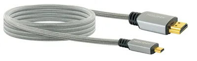 Produktbild von SCHWAIGER -AIVI9020 413- HDMI Adapterkabel, High-Speed mit Ethernet, 2m