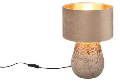 Produktbild von Trio - Tischlampe KIRAN - Grau - 26x26x38 cm