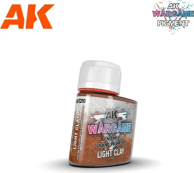 Produktbild von AK Interactive AK1210 - Wargame Light Clay 35 ml - Neu