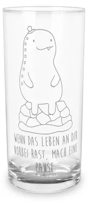 Produktbild von Mr. & Mrs. Panda Tumbler Schildkröte Pause 200 ml - Transparent - Geschenk, Achtsamkeit, Trinkglas, Achtsam, Cocktailglas, Wasserbecher, Entspannen, Wasserglas, Glas