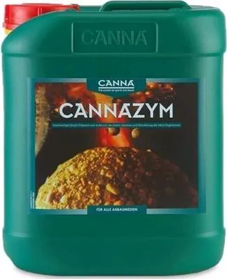 Obrázek produktu pro Canna Fertiliser Cannazym Substrate Cleaner 5 litrů v každé lahvi Odstraňuje zbytky hnojiva, kořenů a rostlin Ideální pro pěstování, rajčata, orchideje