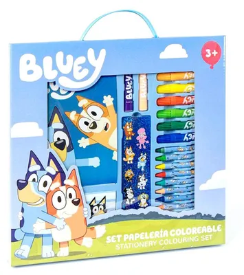 Zdjęcie produktu dla Zestaw artykułów piśmiennych Bluey Fä rbung
