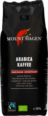 Immagine prodotto di Caffè arabica in grani interi decaffeinato 500g