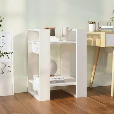 Produktbild von "2026 Promotion" Bücherregal - Standregal - Aktenregal - Weiß 41x35x57 cm - Massivholz Kiefer - Wohnzimmerschrank CC27753