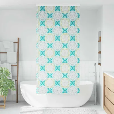 Immagine prodotto di vidaXL Tenda a rullo per doccia con cassonetto 110x240 cm Larghezza del tessuto 106 cm