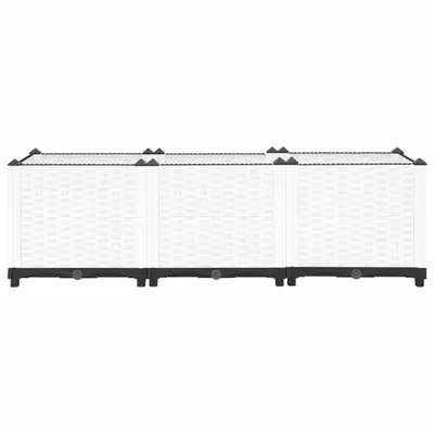 Zdjęcie produktu dla vidaXL Podwyższone łóżko 120x40x38 cm Polipropylen