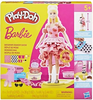 Produktbild von Hasbro Barbie Knetspielset - Play-Doh Modenschau kreatives Spielzeug