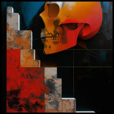 Produktbild von Plakat 70x70cm Landschaftserosion