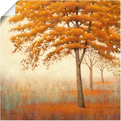 Produktbild von ARTland Poster Herbst Baum I Größe: 50x50 cm