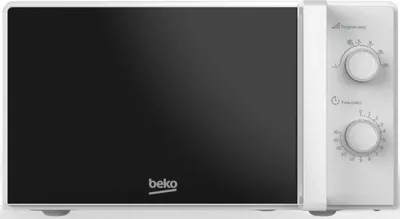 Produktbild von Beko MOC20100WFB, Arbeitsplatte, Solo-Mikrowelle, 20 l, 700 W, Knopf, Weiß