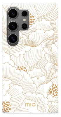 Produktbild von MIO Handyhülle für Samsung Galaxy S24 Ultra MagSafe Hülle Hardcase Backcover - White Roses