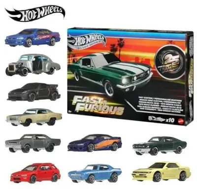 Produktbild von Hot Wheels JMH16, Fahrzeug-Set, 3 Jahr(e), Metall, Mehrfarbig