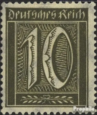 Produktbild von Briefmarken Deutsches Reich 1921 Mi 178 Wasserzeichen 2 (Waffeln) postfrisch Verschiedene Zeichnungen
