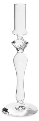 Produktbild von H&h Borosilikatglas Kerzenständer einflammig cm 24,5
