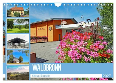 Produktbild von Waldbronn (Wandkalender 2027 DIN A4 quer), CALVENDO Monatskalender