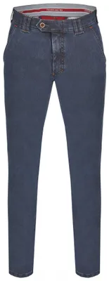 Produktbild von Club of Comfort - Herren Chino Hose in Anthrazit oder Blau, Garvey (6822), Größe:27, Farbe:mittelblau (43)