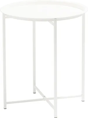 Produktbild von osoltus Garten Balkon Beistelltisch Weiß 46 cm