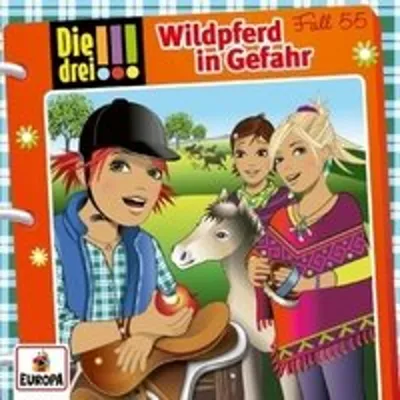 Produktbild von CD Die drei !!! Folge 55 Wildpferd in Gefahr