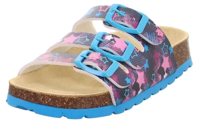 Productafbeelding van Superfit Dames Slippers met voetbed, blauw, model 8100